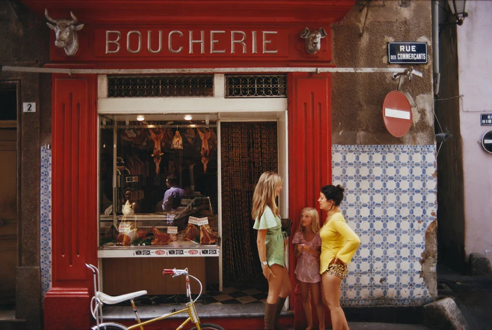 Slim Aarons - Saint Tropez Boucherie