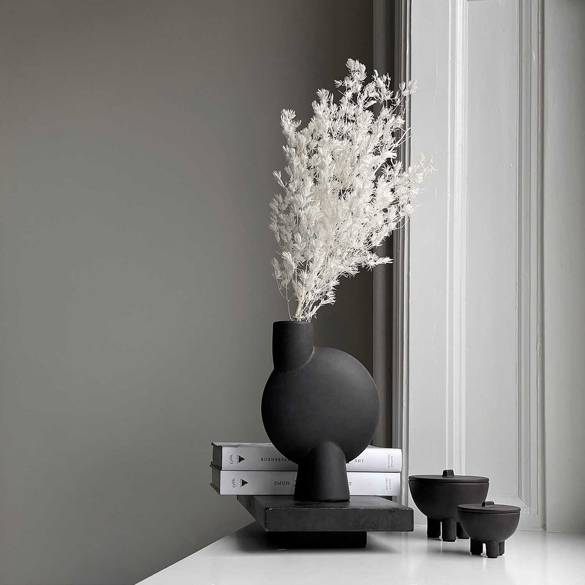 Sphere Vase Bubl Medio