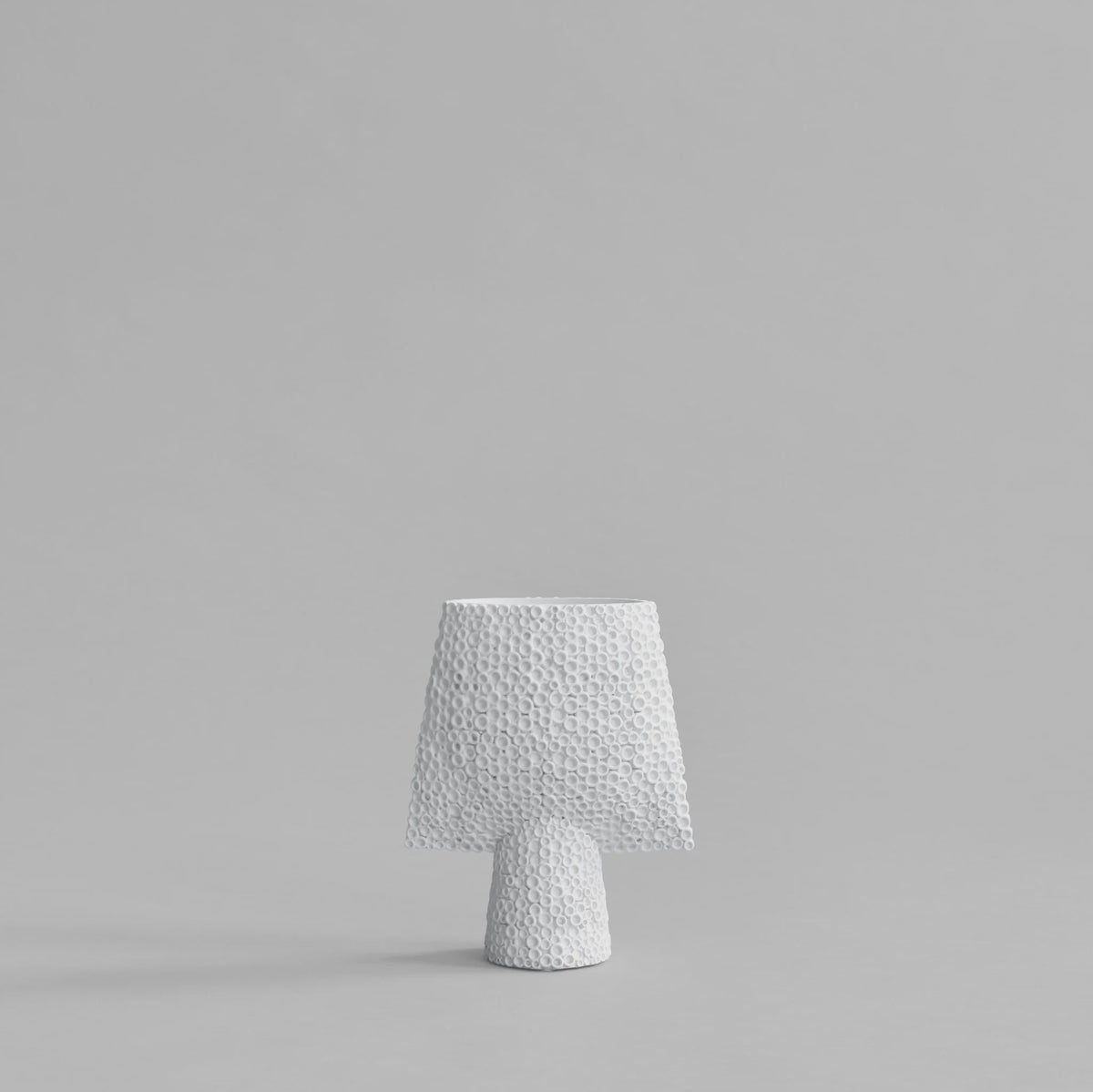Sphere Vase Square Shisen - Mini Bone White