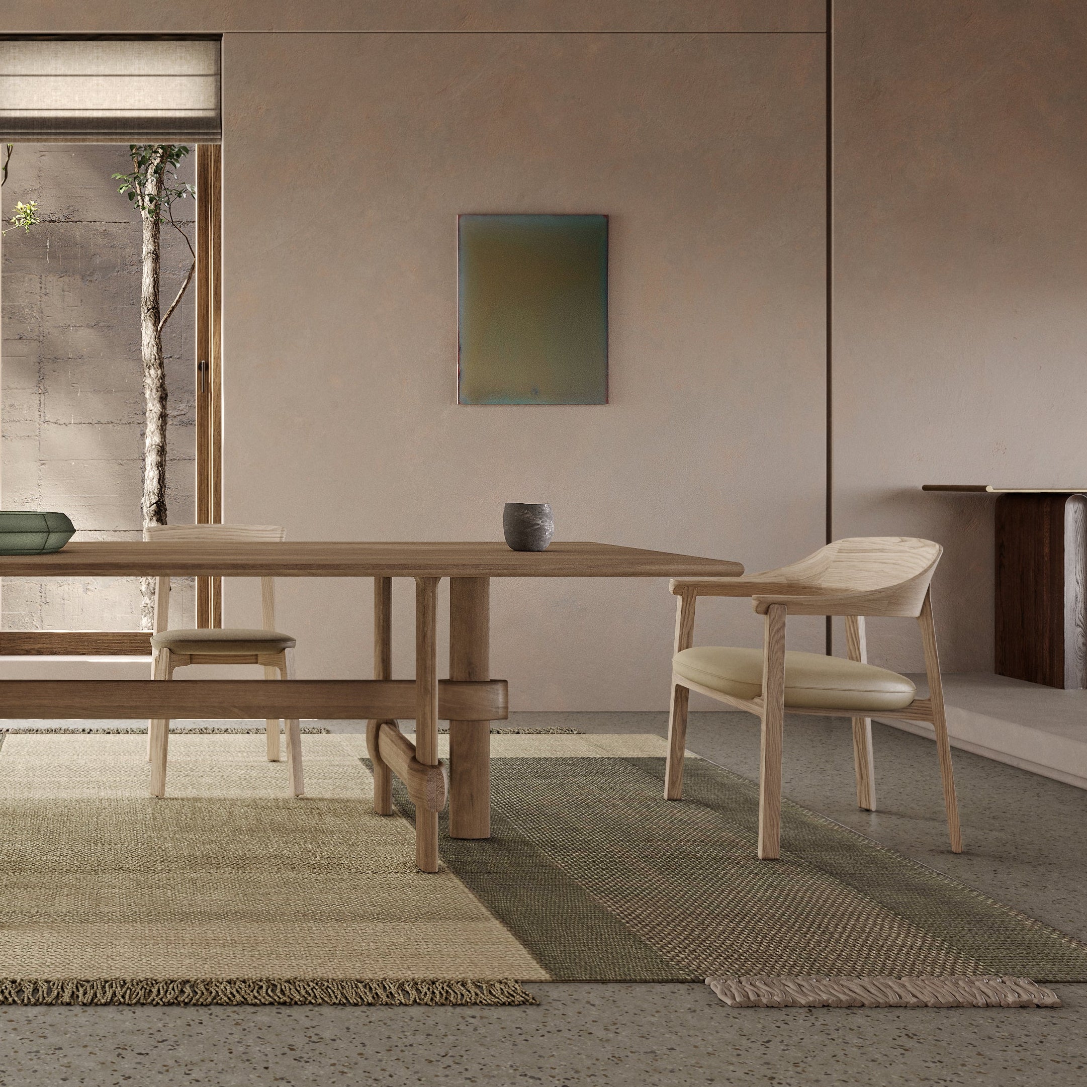 Rectangle Knot Dining Table