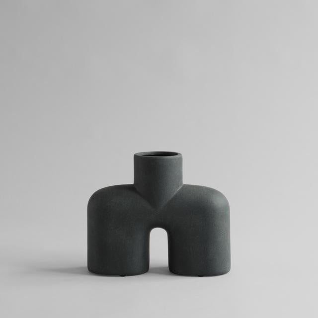 101 Cobra Uno Vase - Medio Black
