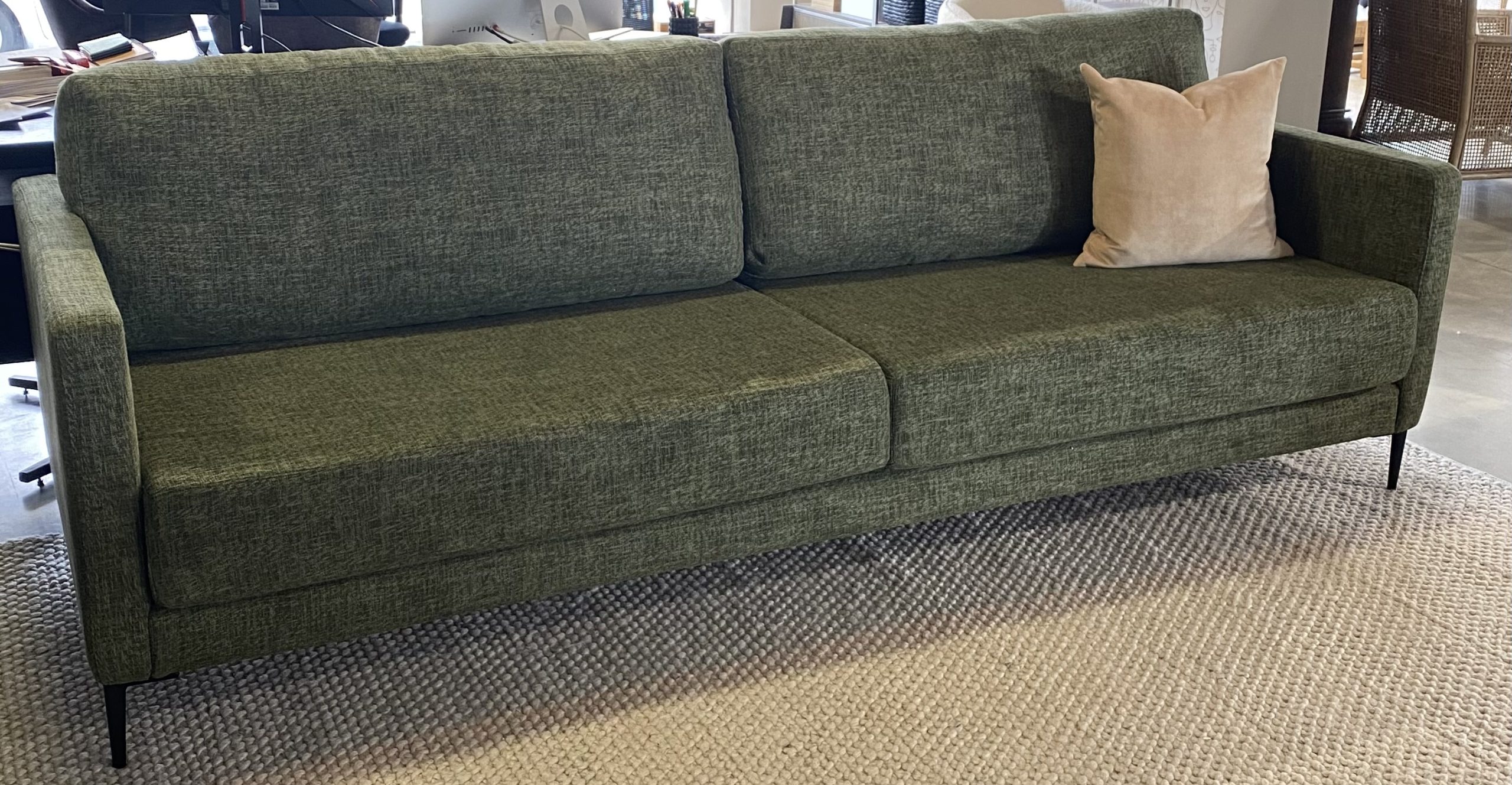 Frankton 4seater in James Dunlop Earthwild colour Camouflage Interior Design Christchurch