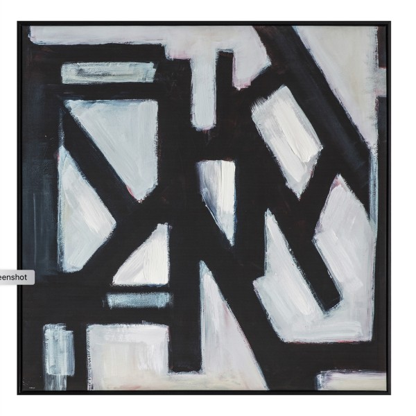 road-abstract-framed-canvas