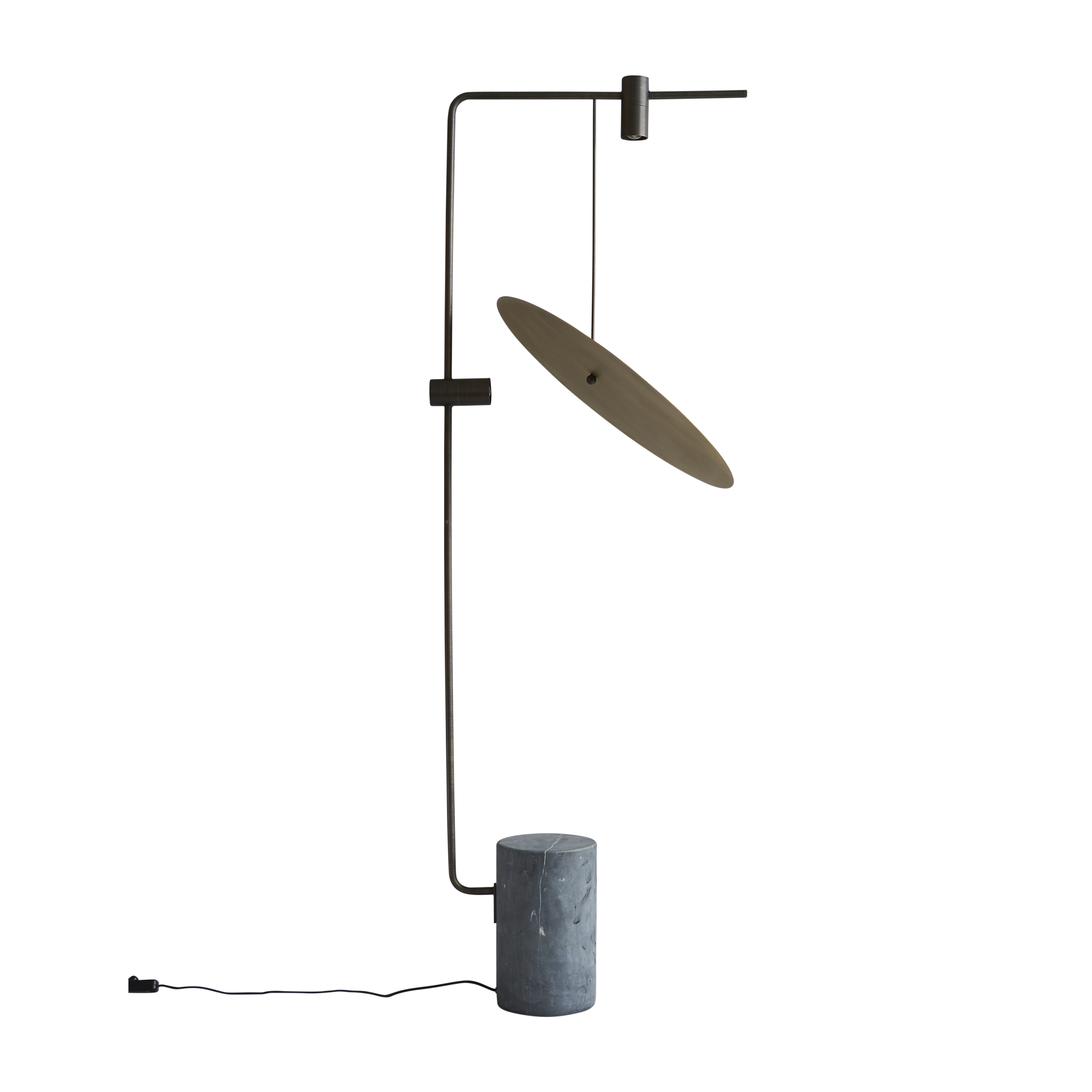 The Moon Floor Lamp Brass
