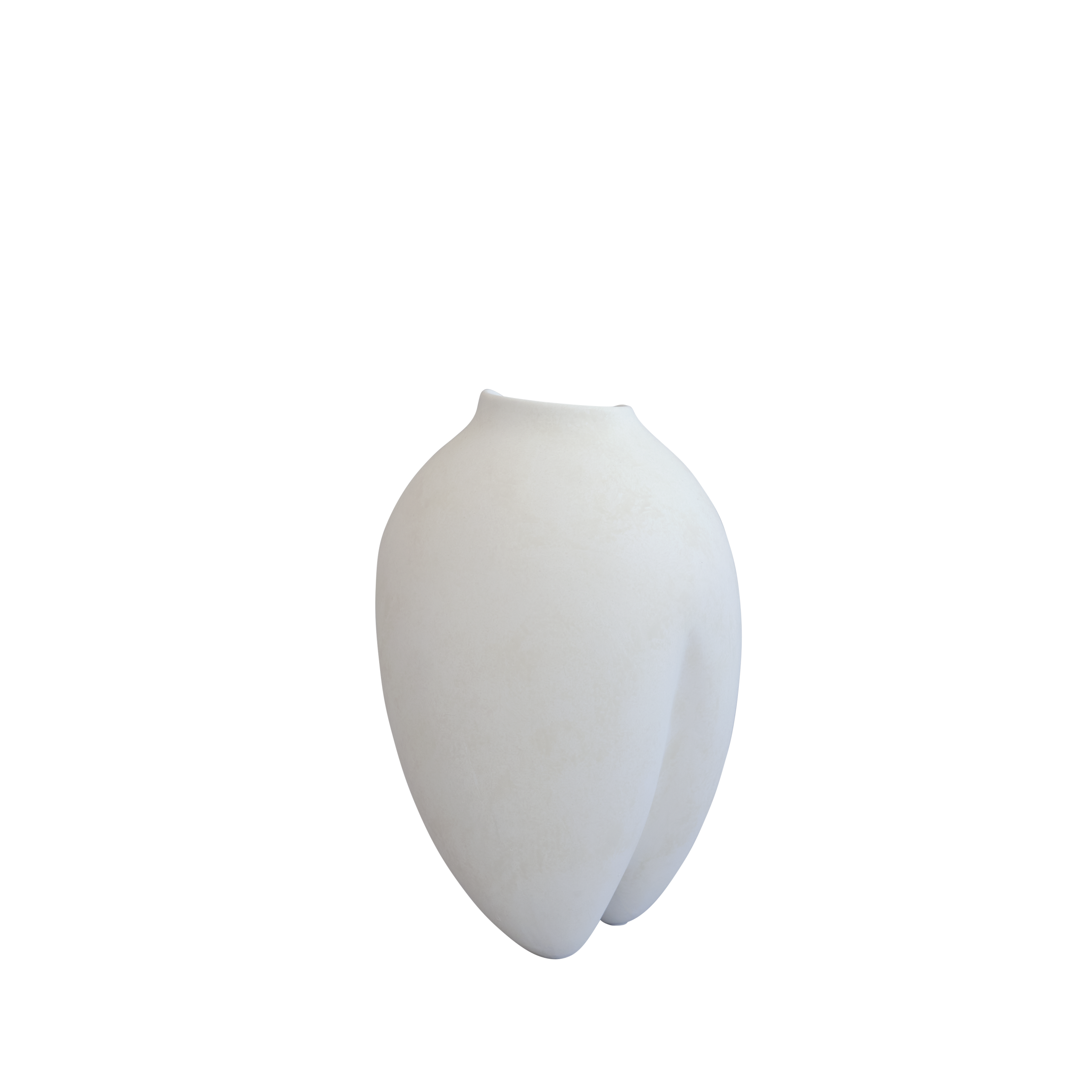 Sumo Vase Slim Bone White
