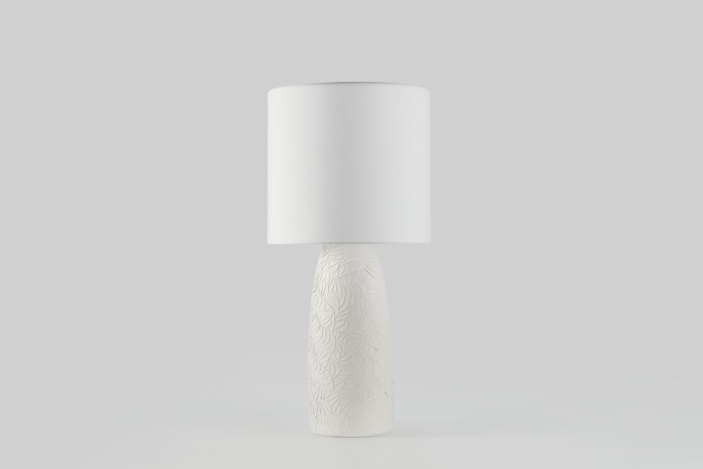 Serrata Lamp Ivory Medium