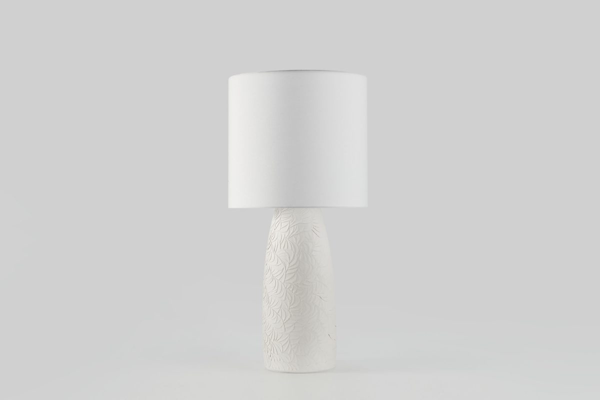 Serrata Lamp Ivory Medium