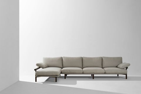 Stilt 3-seater Chaise Sofa