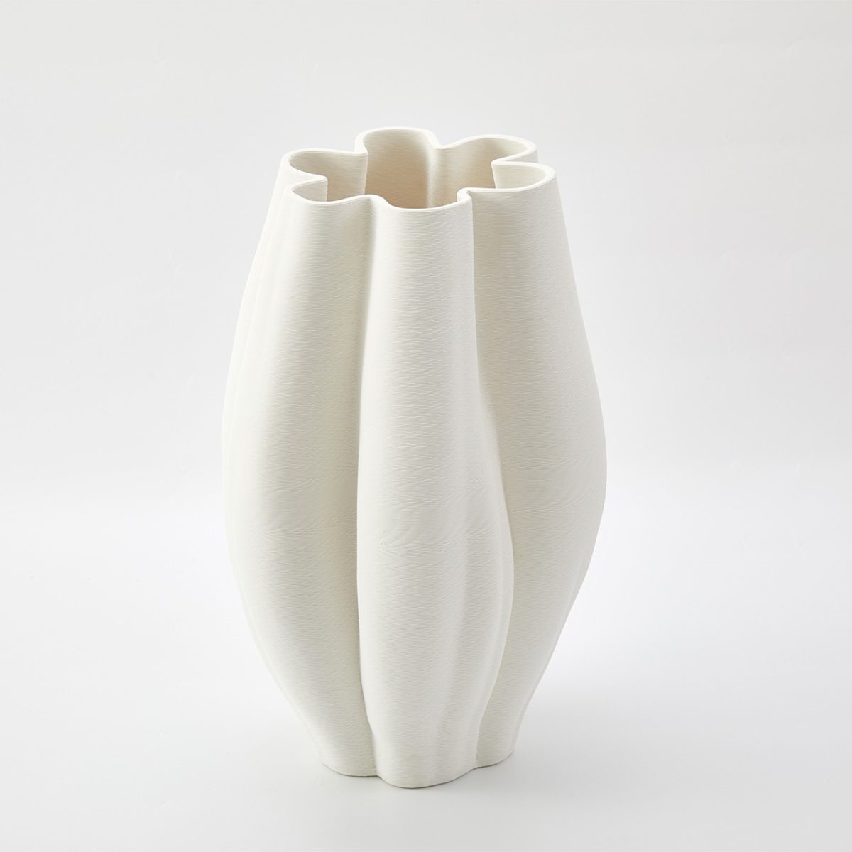 La Mer Vase Tall Ivory