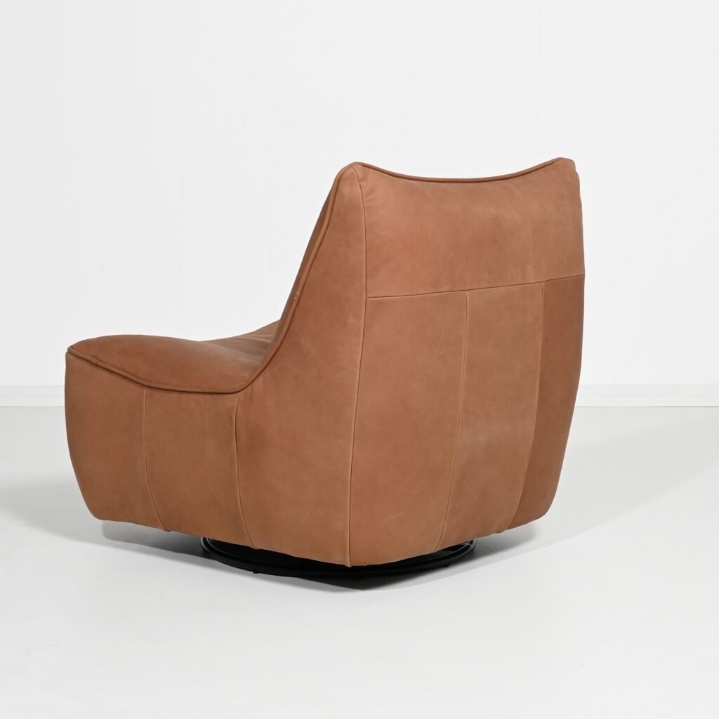 Solden Swivel Chair Nubuck Leather - Image 2