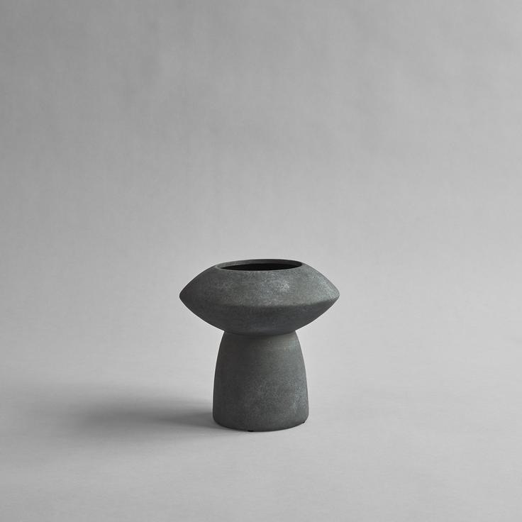 101 Sphere Vase Fat - Dark Grey