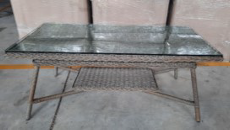 SRW Wicker Coffee Table